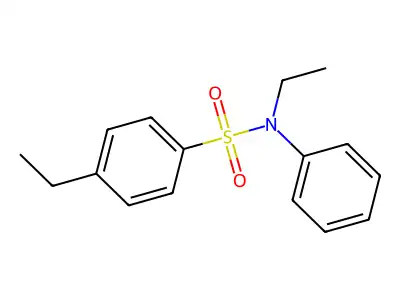 N,4-diethyl-N-phenylbenzenesulfonamide structure