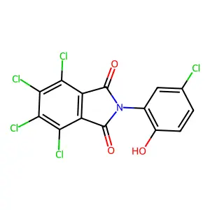 4,5,6,7-Tetrachloro-2-(5-chloro-2-hydroxyphenyl)isoindole-1,3-dione structure