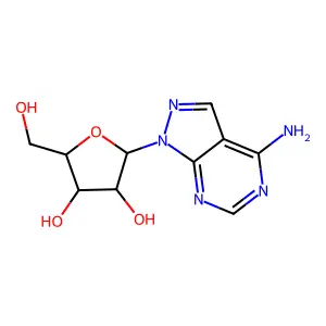 1-Pentofuranosyl-1h-pyrazolo[3,4-d]pyrimidin-4-amine structure