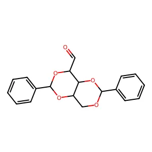 2,6-Diphenyl-4,4a,8,8a-tetrahydro-[1,3]dioxino[5,4-d][1,3]dioxine-4-carbaldehyde structure
