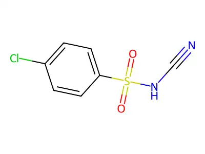 Benzenesulfonamide, 4-chloro-N-cyano- structure