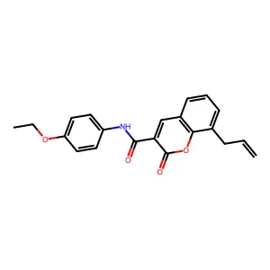 8-allyl-N-(4-ethoxyphenyl)-2-oxo-2H-chromene-3-carboxamide structure