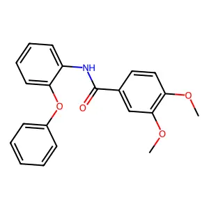 3,4-dimethoxy-N-(2-phenoxyphenyl)benzamide structure