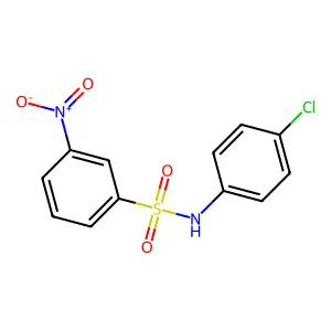 N-(4-氯苯基)-3-硝基苯磺酰胺 structure