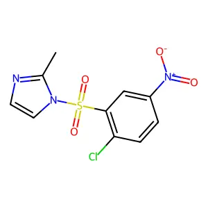 1-(2-Chloro-5-nitro-benzenesulfonyl)-2-methyl-1H-imidazole structure