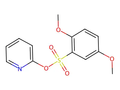 Pyridin-2-yl 2,5-dimethoxybenzenesulfonate structure