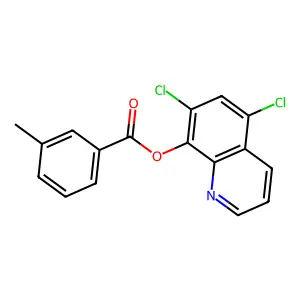 5,7-Dichloroquinolin-8-yl 3-methylbenzoate structure