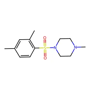 1-[(2,4-Dimethylphenyl)sulfonyl]-4-methylpiperazine structure