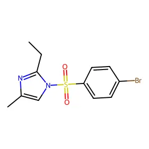 1-(4-Bromo-benzenesulfonyl)-2-ethyl-4-methyl-1H-imidazole structure