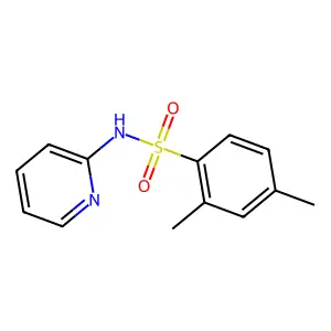 2,4-dimethyl-N-pyridin-2-ylbenzenesulfonamide structure