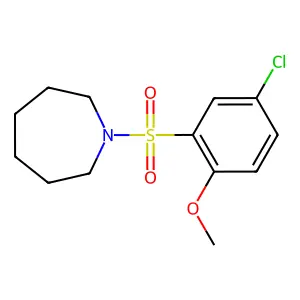 1-(5-Chloro-2-methoxyphenyl)sulfonylazepane structure