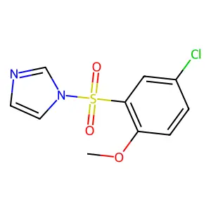 1-(5-Chloro-2-methoxyphenyl)sulfonylimidazole structure