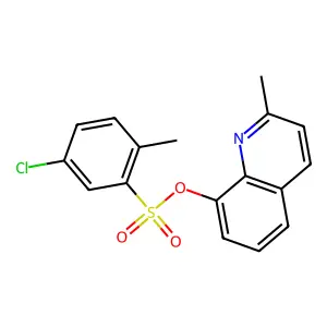 2-Methyl-8-quinolyl 5-chloro-2-methylbenzenesulfonate structure
