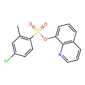 8-Quinolinyl 4-chloro-2-methylbenzenesulfonate structure
