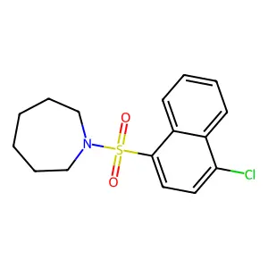 1-(4-Chloronaphthalen-1-yl)sulfonylazepane structure