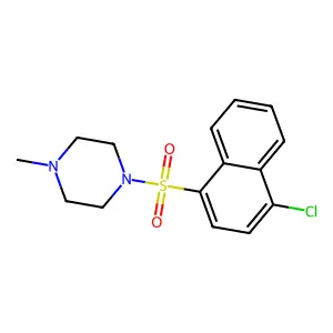 1-(4-Chloronaphthalen-1-yl)sulfonyl-4-methylpiperazine structure