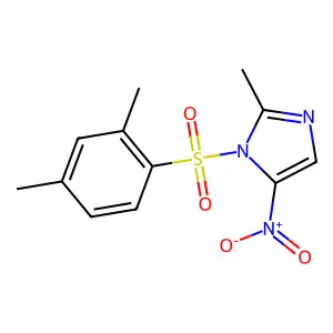 1-(2,4-Dimethylphenyl)sulfonyl-2-methyl-5-nitroimidazole structure