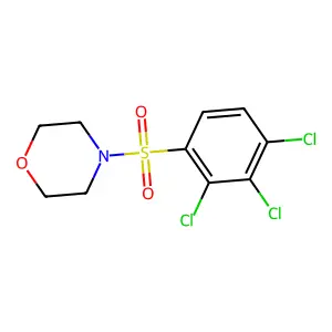 4-(2,3,4-Trichlorobenzenesulfonyl)morpholine structure