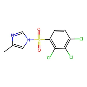 4-methyl-1-(2,3,4-trichlorobenzenesulfonyl)-1H-imidazole structure