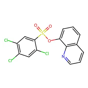 8-Quinolyl 2,4,5-trichlorobenzenesulfonate structure