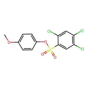 4-Methoxyphenyl 2,4,5-trichlorobenzenesulfonate structure