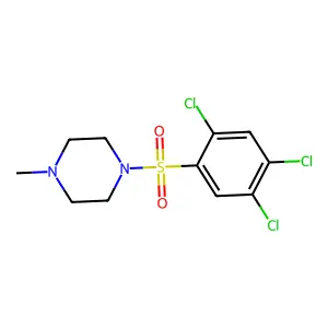 1-Methyl-4-(2,4,5-trichloro-benzenesulfonyl)-piperazine structure