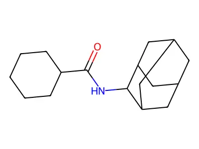 N-(2-adamantyl)cyclohexanecarboxamide structure