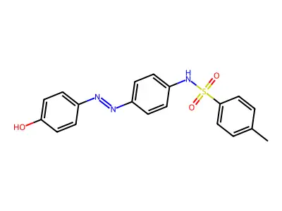 4-methyl-N-[4-[2-(4-oxo-1-cyclohexa-2,5-dienylidene)hydrazinyl]phenyl]benzenesulfonamide structure