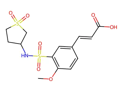 C14H17NO7S2 structure