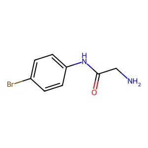 2-amino-N-(4-bromophenyl)acetamide structure
