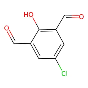 5-氯-2-羟基间苯二甲醛 structure