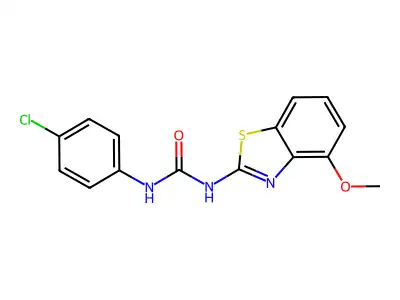 1-(4-Chlorophenyl)-3-(4-methoxy-1,3-benzothiazol-2-yl)urea structure