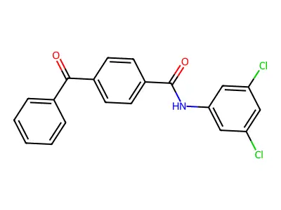 4-benzoyl-N-(3,5-dichlorophenyl)benzamide structure