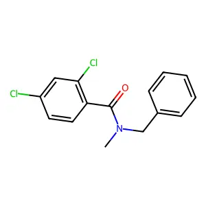 N-benzyl-2,4-dichloro-N-methylbenzamide structure
