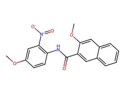 3-methoxy-N-(4-methoxy-2-nitrophenyl)naphthalene-2-carboxamide structure