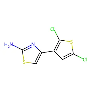4-(2,5-Dichloro-3-thienyl)-1,3-thiazol-2-amine structure