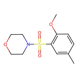 4-(2-Methoxy-5-methylbenzenesulfonyl)morpholine structure