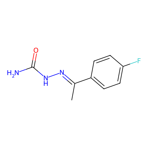 [(E)-[1-(4-fluorophenyl)ethylidene]amino]urea structure