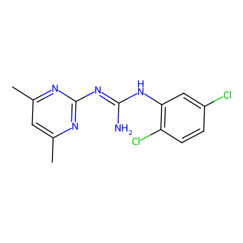 1-(2,5-Dichlorophenyl)-3-(4,6-dimethylpyrimidin-2-yl)guanidine structure