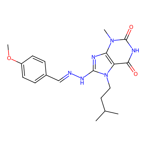 C19H24N6O3 structure