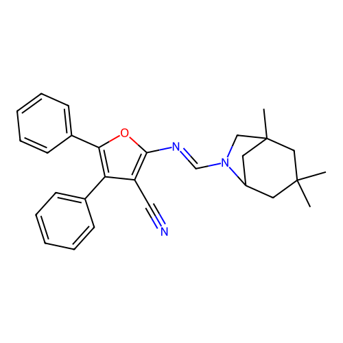 C28H29N3O structure