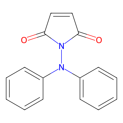 1-Diphenylamino-pyrrole-2,5-dione structure