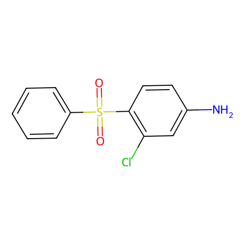 3-Chloro-4-(phenylsulfonyl)aniline structure