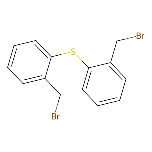 Bis(2-(bromomethyl)phenyl)sulfane structure