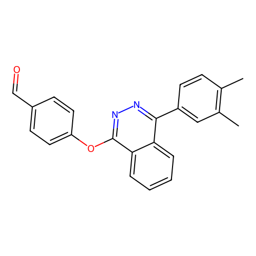 4-[4-(3,4-Dimethylphenyl)phthalazin-1-yl]oxybenzaldehyde structure