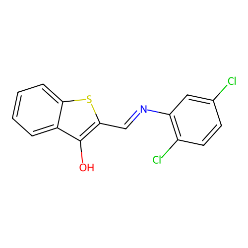 (2E)-2-{[(2,5-dichlorophenyl)amino]methylidene}-1-benzothiophen-3(2H)-one structure