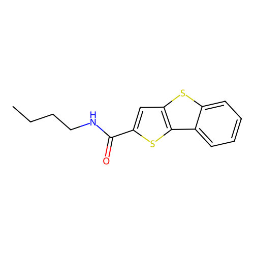 N-butylbenzo[b]thieno[2,3-d]thiophene-2-carboxamide structure