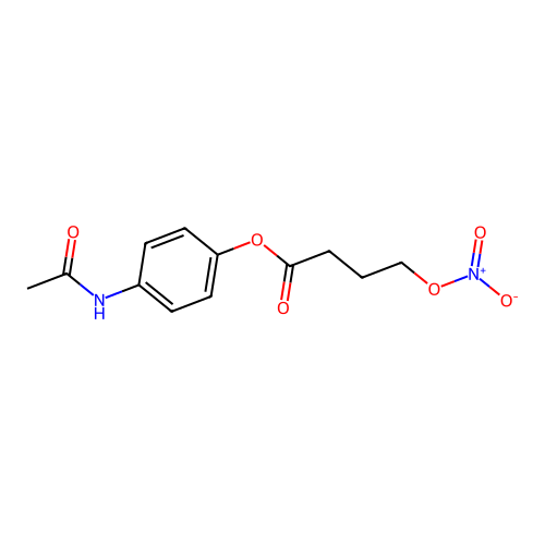 Nitroparacetamol structure