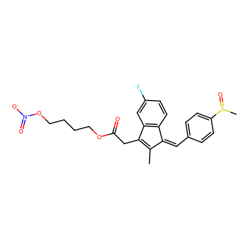 Nitrosulindac structure