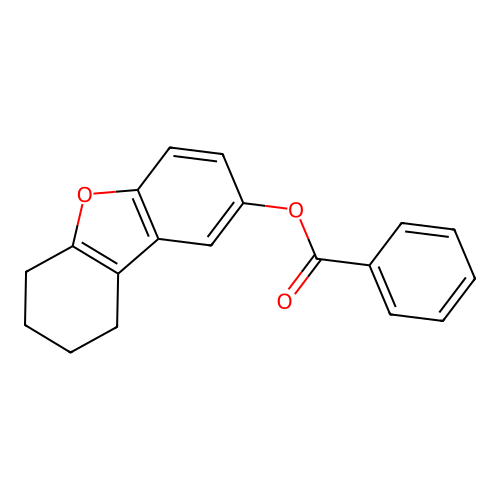 6,7,8,9-Tetrahydrodibenzo[b,d]furan-2-yl benzoate structure